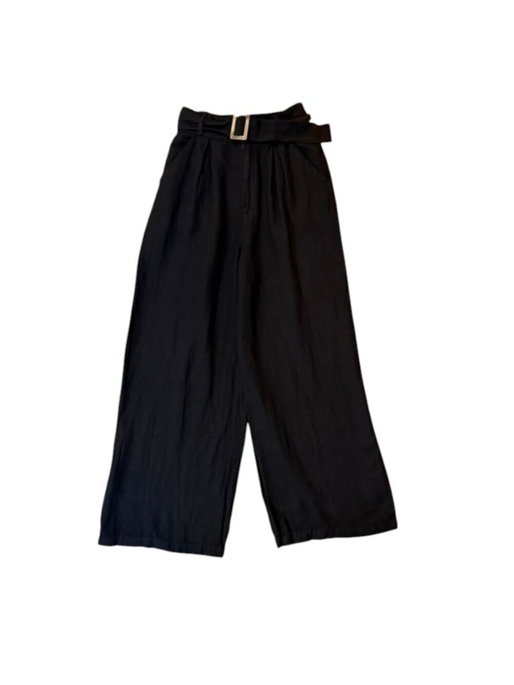 YFB Young Fabulous & Broke Linen Blend Pants Women's S Black Pull On NWT.